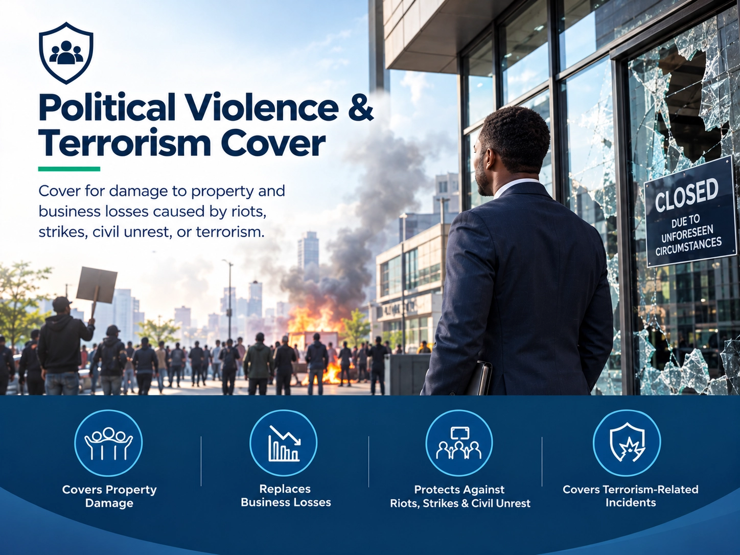 Political violence and terrorism cover